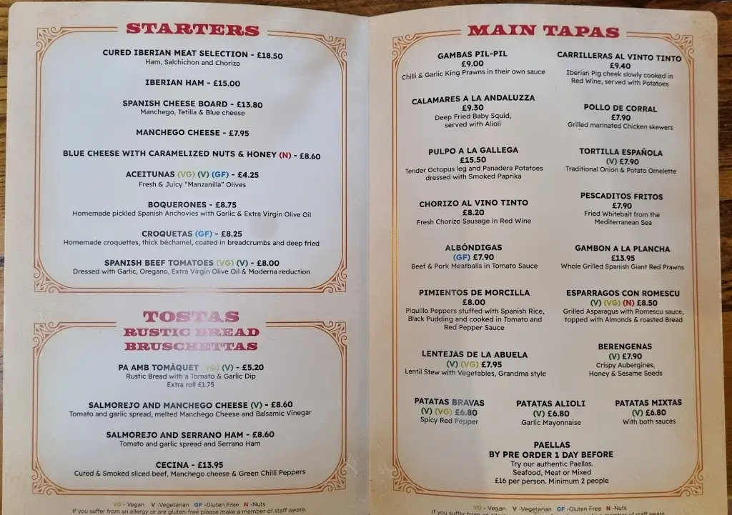 Menu_Casa Naranjo_Great Hanwood_image_1