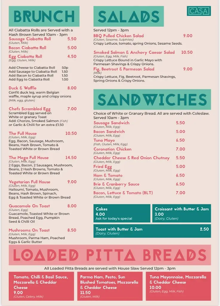 Menu_Casa Great Dunmow_Great Dunmow_image_3