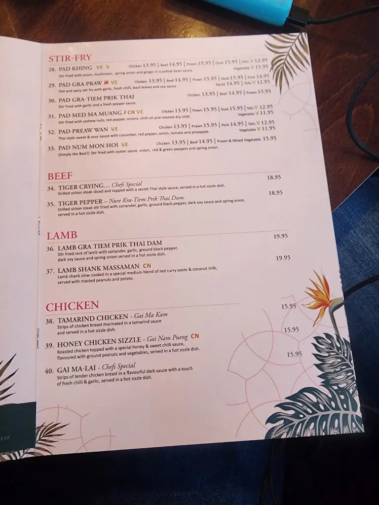 Menu_The Plough Leatherhead_Great Bookham_image_3