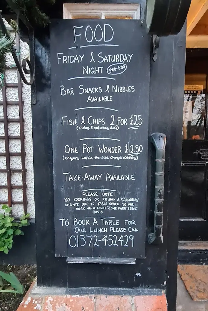 Menu_The Anchor_Great Bookham_immagine_2