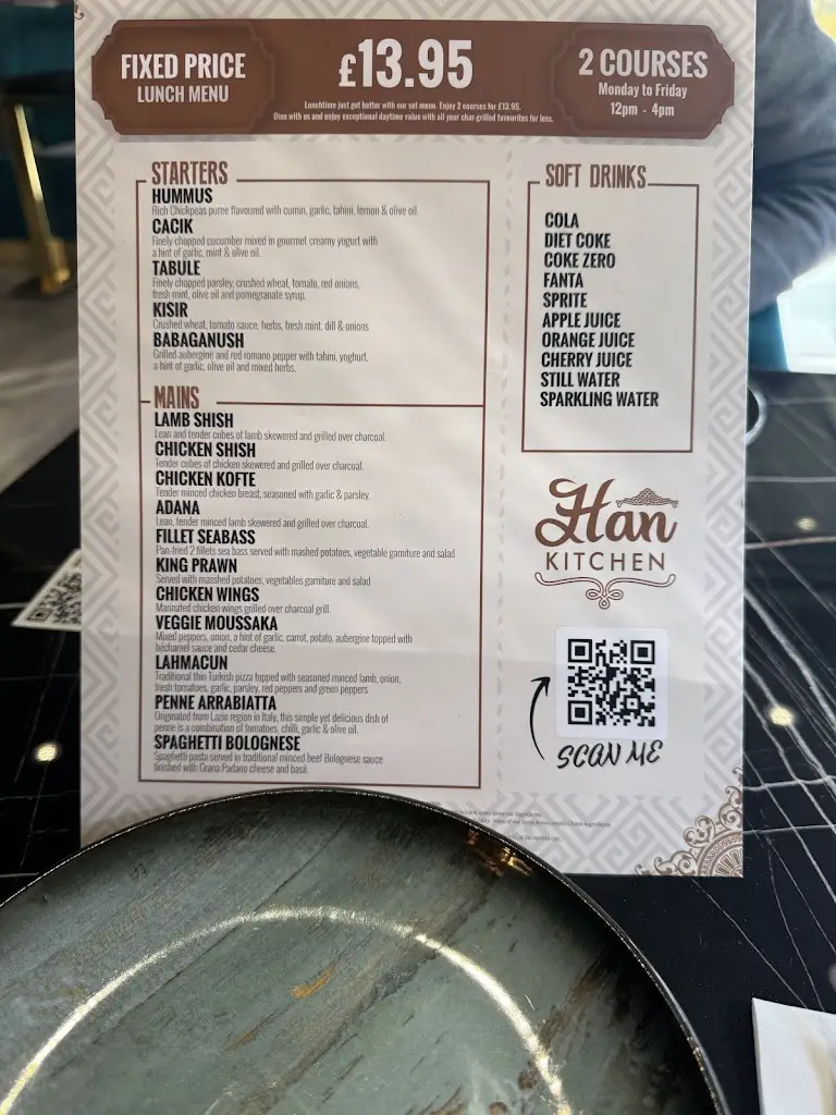 Menu_Han Kitchen Restaurant_Great Bookham_image_1