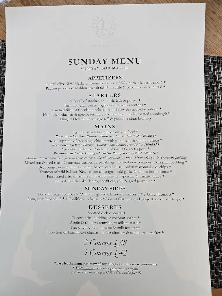 Menu_Galvin Green Man_Great Leighs_image_1