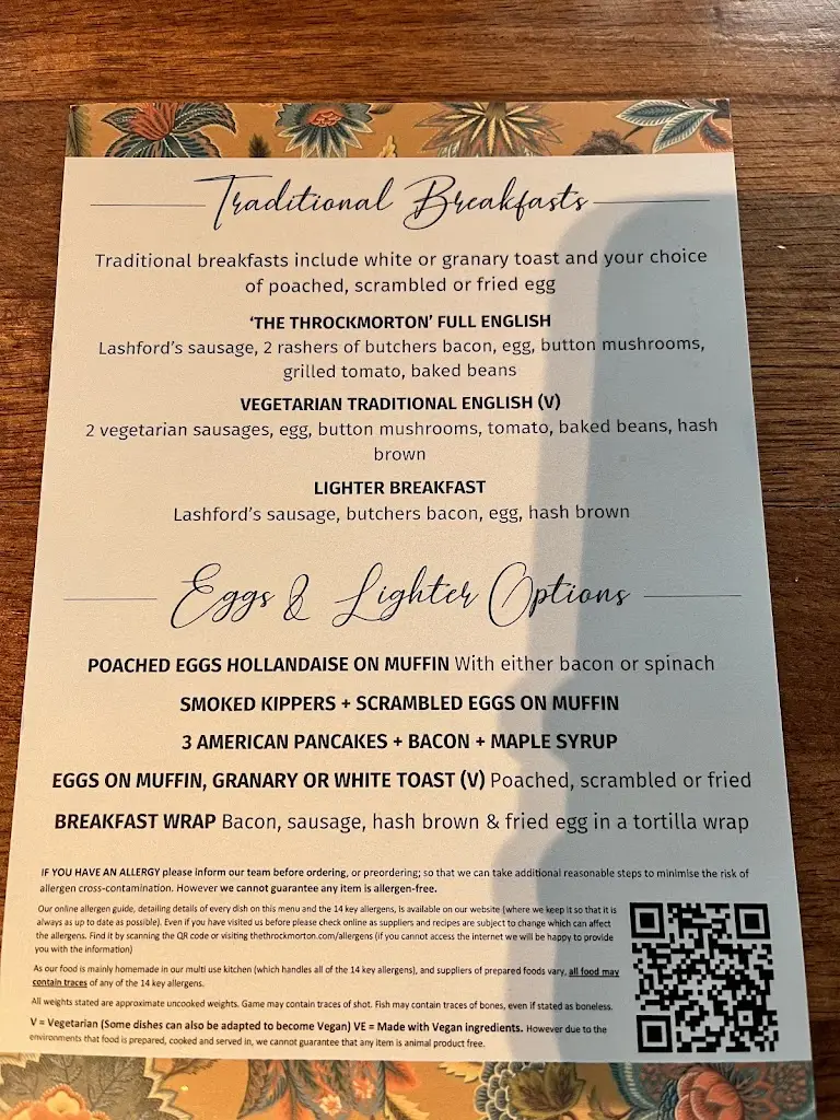 Menu_The Throckmorton_Alcester_image_1