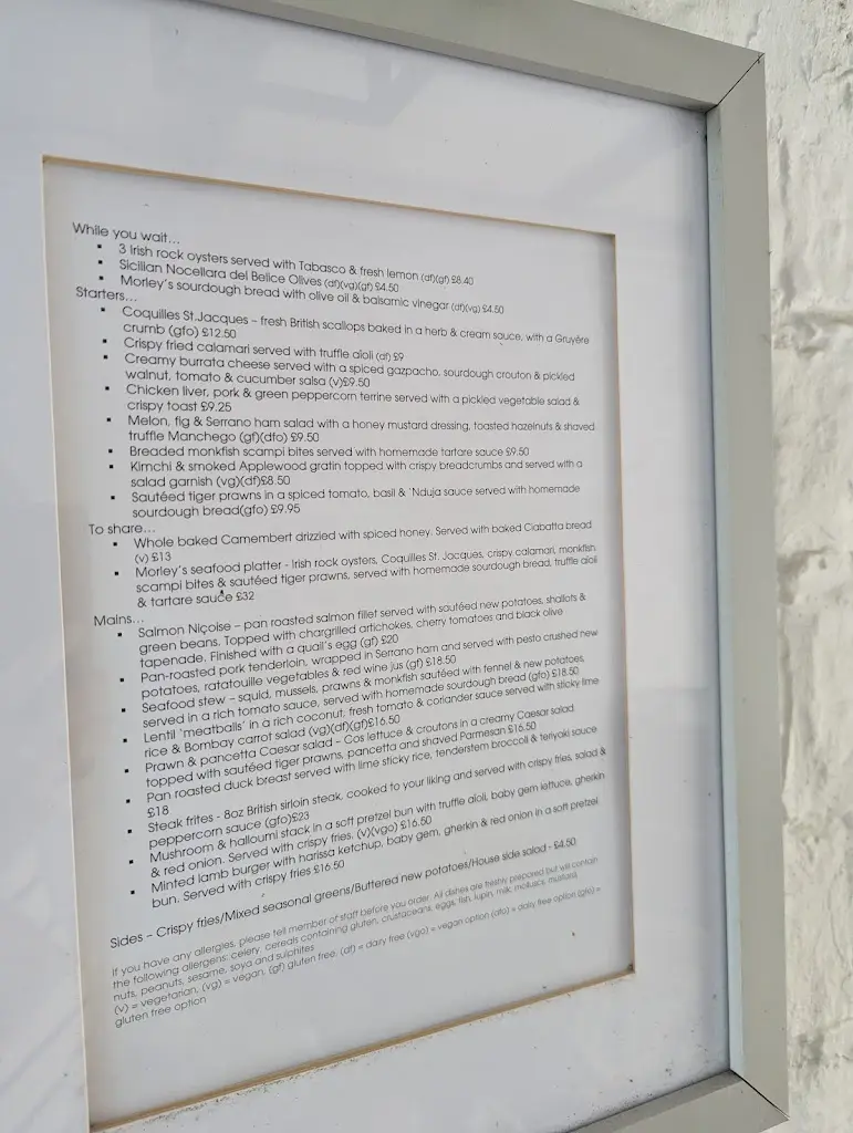 Menu_Morleys Bistro_Balcombe_image_2