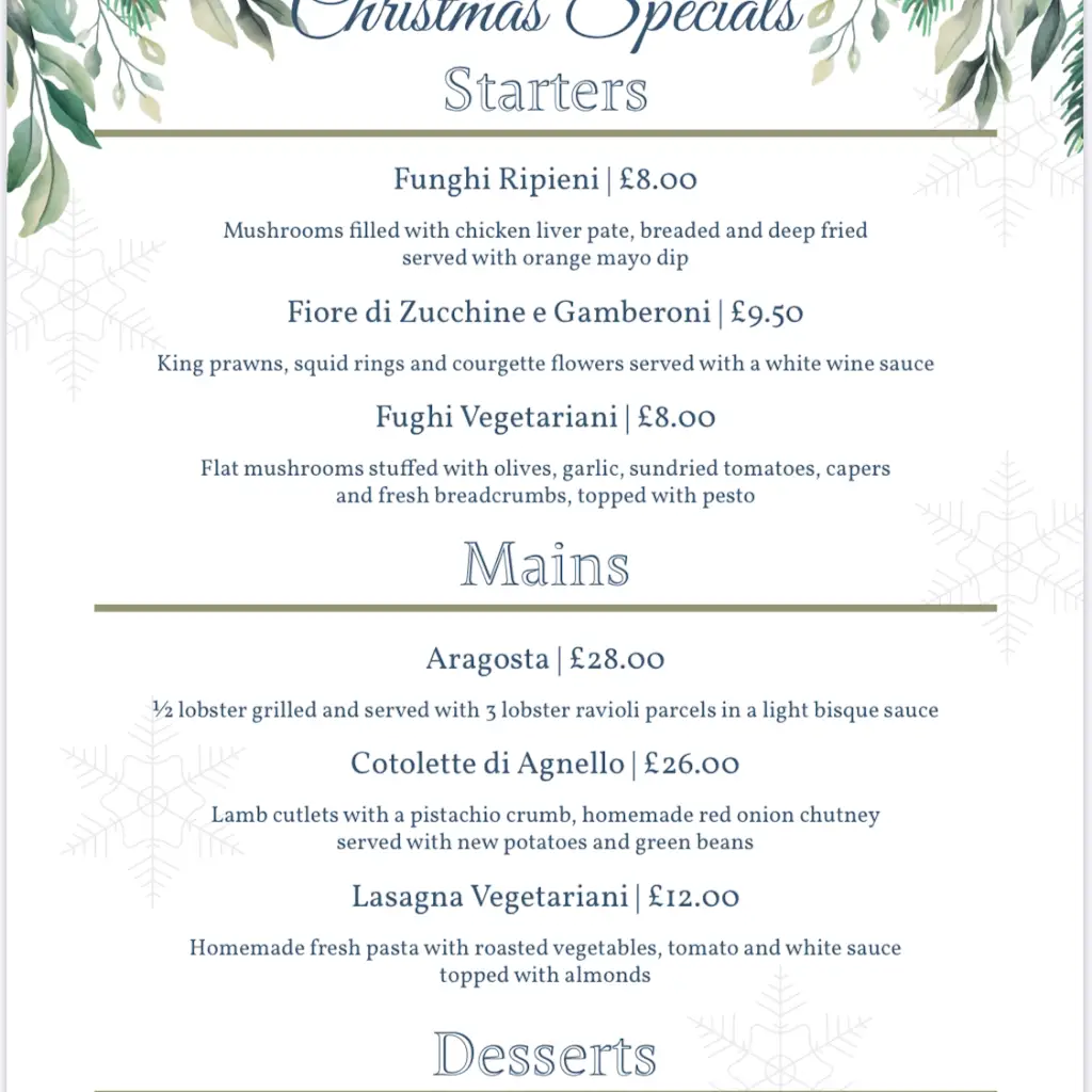 Menu_Peppe's Italian Restaurant_Great Malvern_image_4