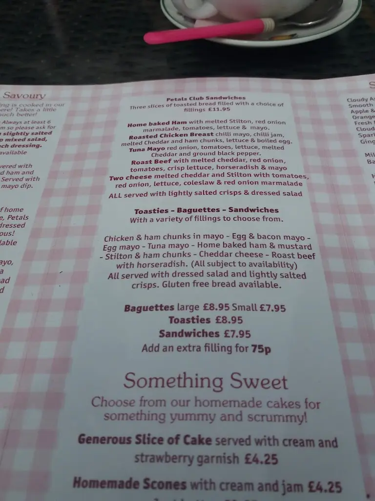 Menu_Petals Tearoom_Great Yeldham_image_3