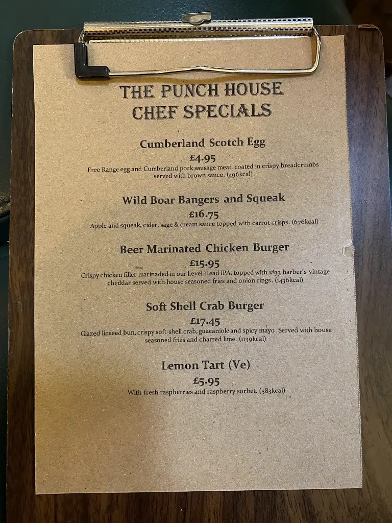 Menu_Punch House_Great Amwell_image_4