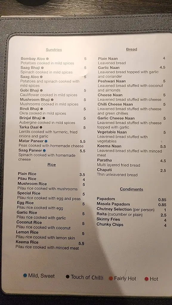 Menu_Neelakash Restaurant_Great Amwell_immagine_1