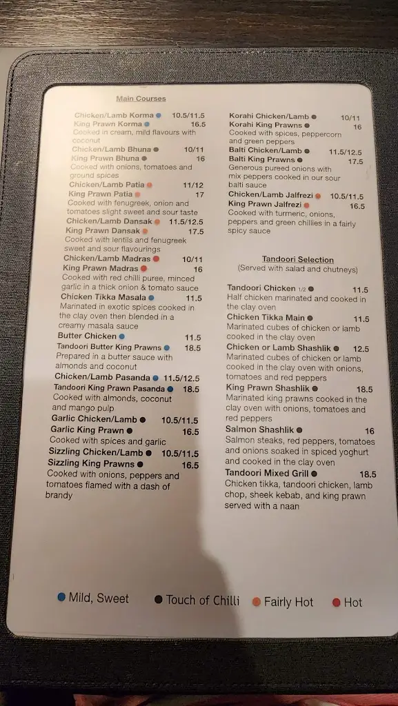 Menu_Neelakash Restaurant_Great Amwell_immagine_4