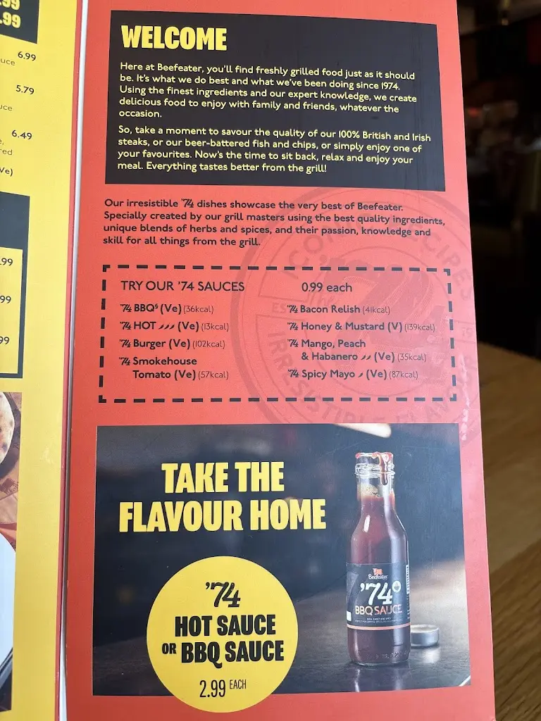 Menu_Beefeater Ware_Great Amwell_image_2