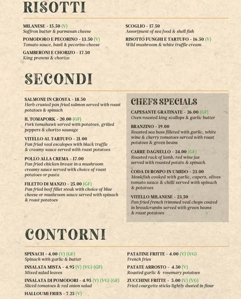 Menu_Julius Caesar Italian Restaurant_Gravesend_image_2