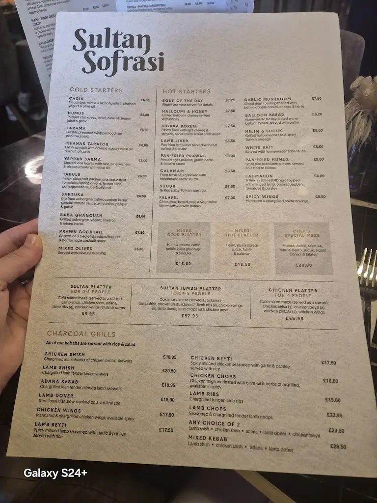Menu_Sultan Sofrasi_Gravesend_image_1
