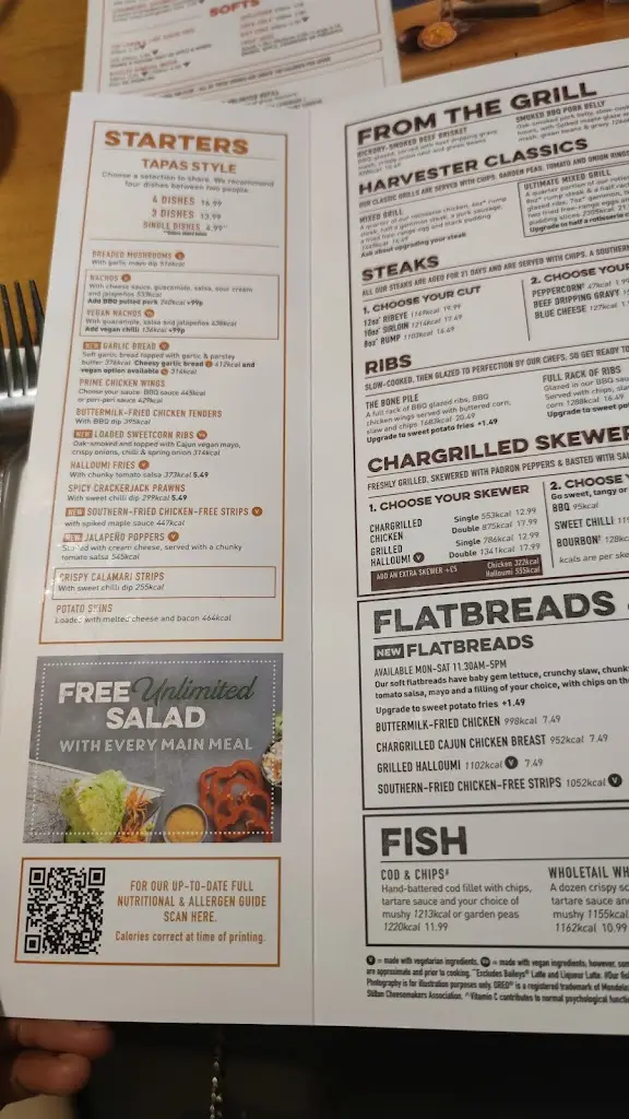 Menu_Harvester Gravesend_Gravesend_image_3