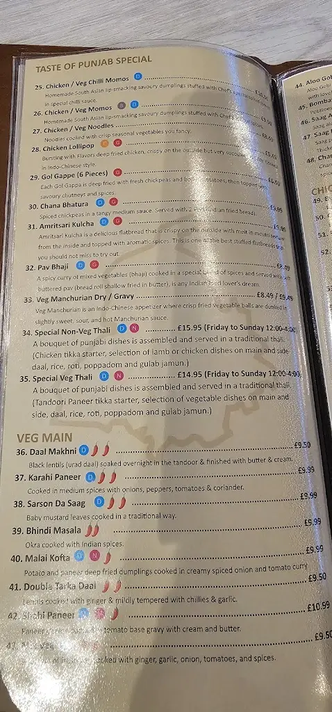Menu_Taste of Punjab - Gravesend_Gravesend_image_1