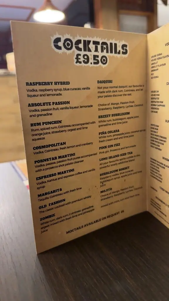 Menu_Yankee Bar Steakhouse Gravesend_Gravesend_image_2