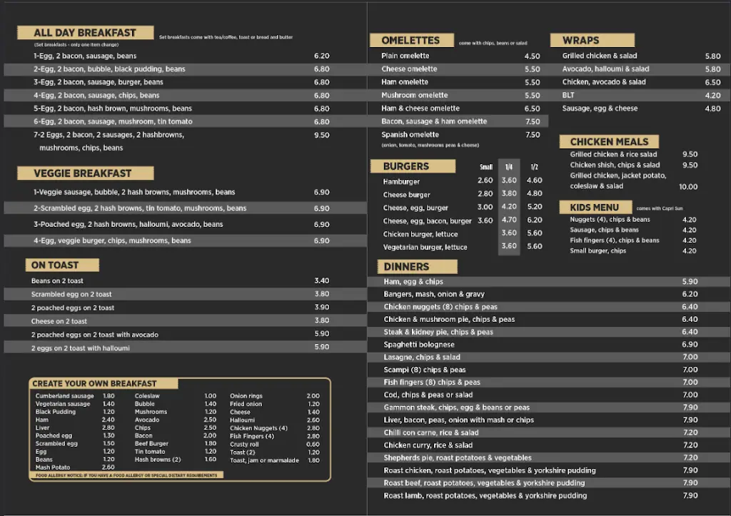 Menu_HUNGRY CHEF_Gravesend_image_1