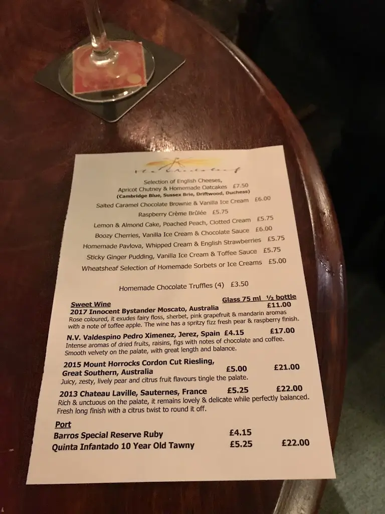 Menu_The Wheatsheaf_Greetham_image_3