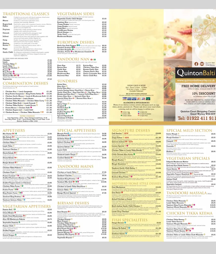 Menu_Quinton Balti_Great Wyrley_image_1