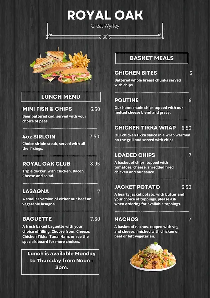 Menu_Royal Oak_Great Wyrley_image_2