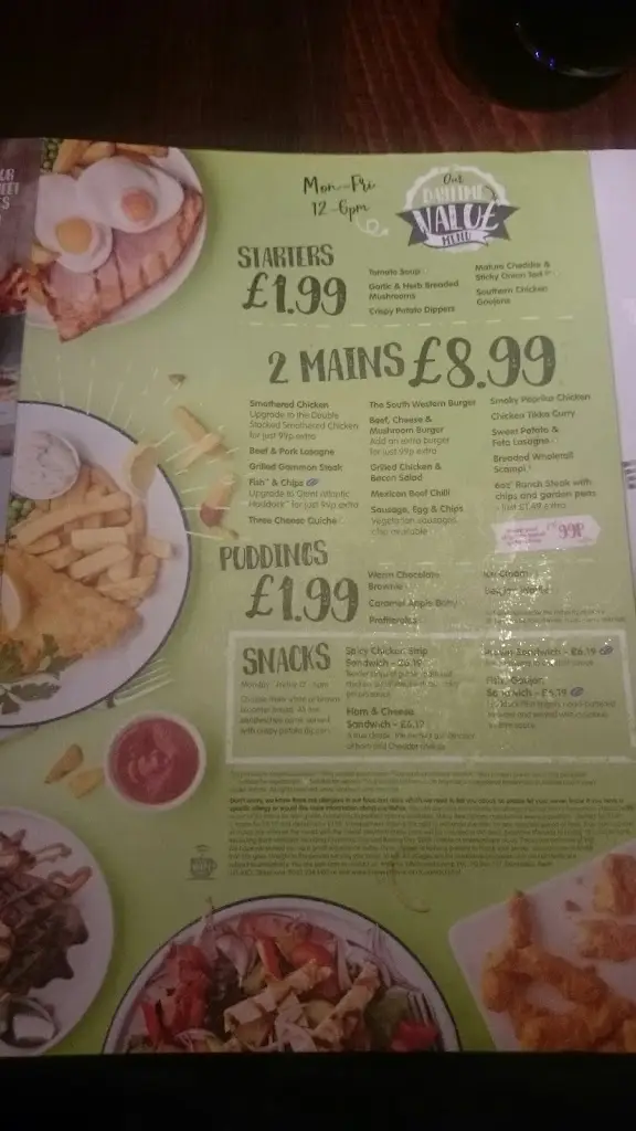 Menu_Orbital Brewers Fayre_Great Wyrley_image_3