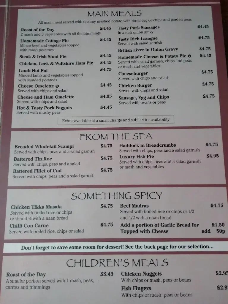 Menu_The Colliers Arms_Great Wyrley_image_2