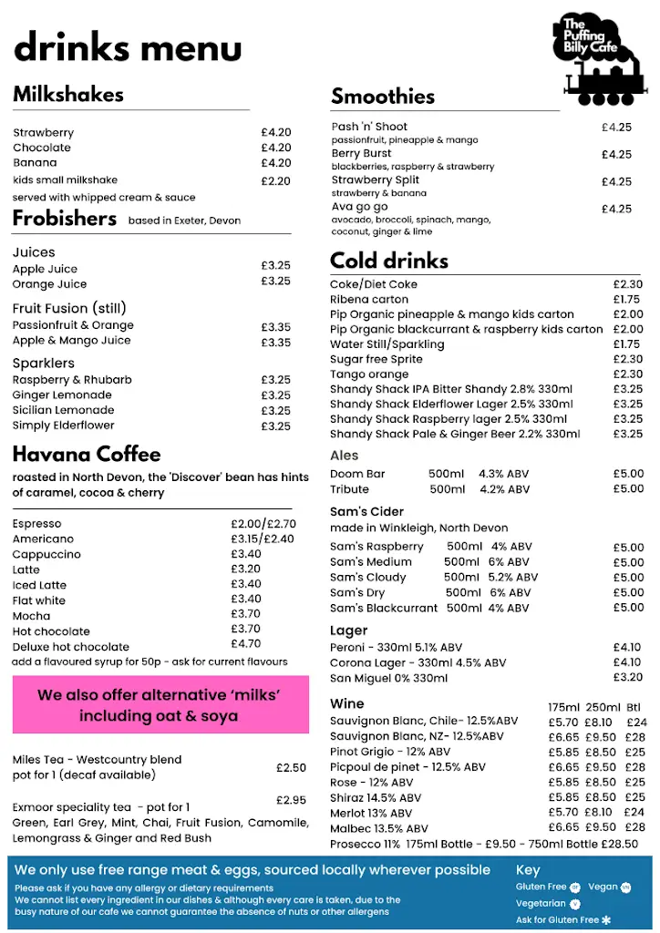 Menu_Puffing Billy Cafe_Great Torrington_image_2
