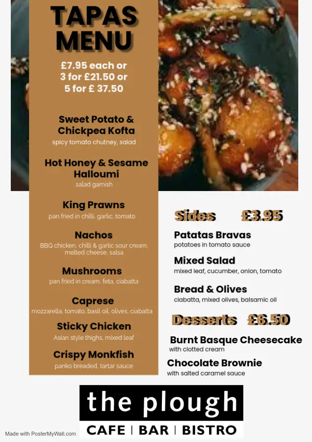 Menu_The Plough CAFE| BAR | BISTRO_Great Torrington_image_1