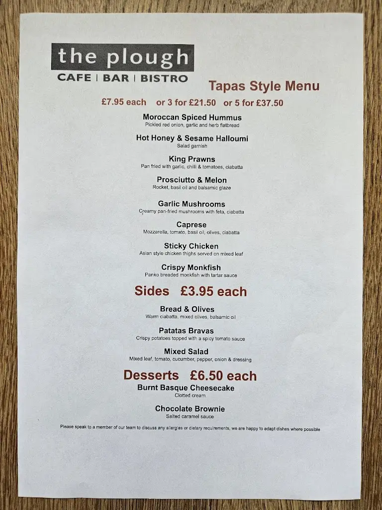 Menu_The Plough CAFE| BAR | BISTRO_Great Torrington_image_2