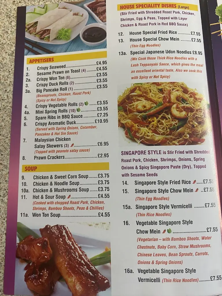 Menu_Yau's House_Great Torrington_image_1