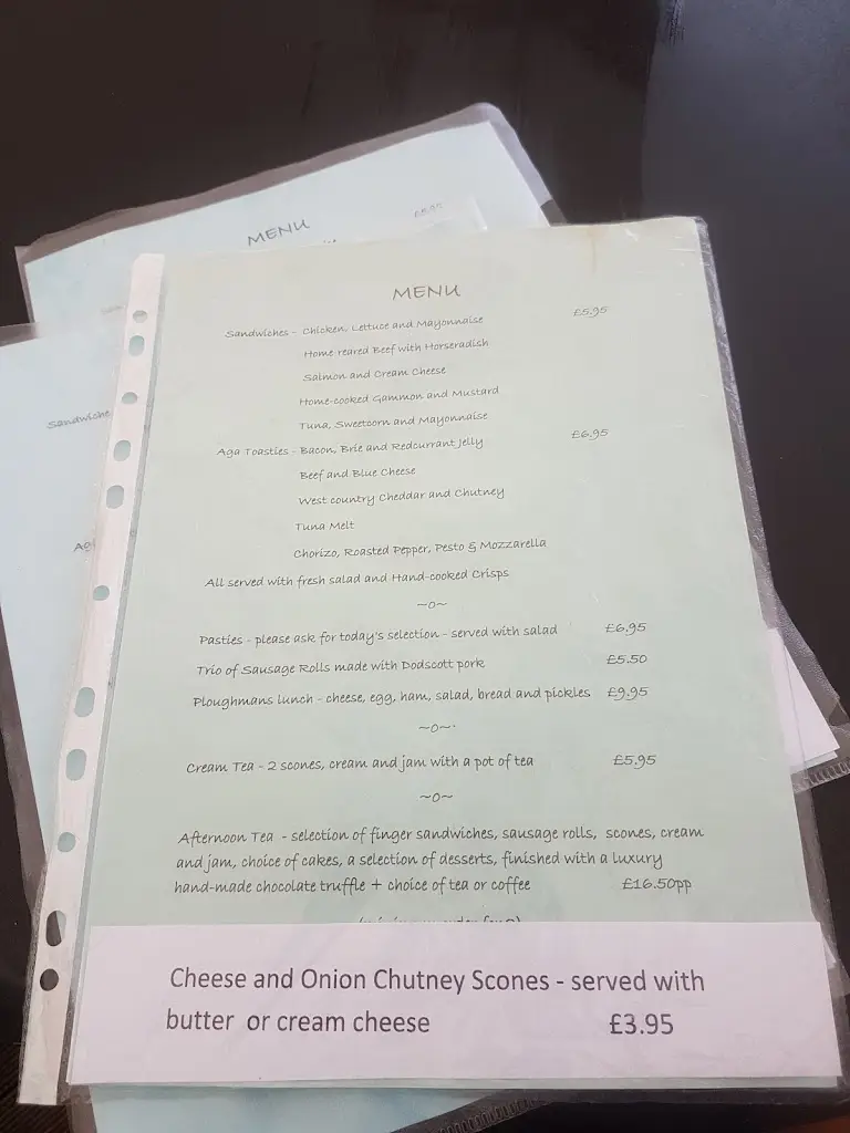 Menu_The Old Farmhouse Kitchen and Tearoom_Great Torrington_image_2