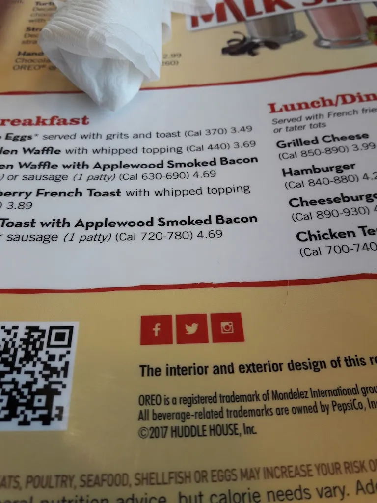 Menu_Huddle House_Cuthbert, GA_image_old_2