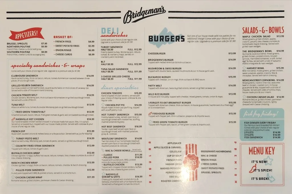 Menu_Bridgeman's_Duluth, MN_image_old_1