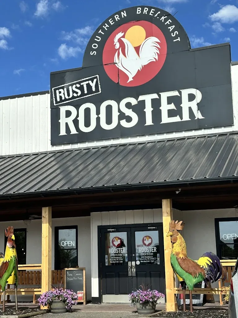 Rusty Rooster Southern Breakfast restaurant in Mt Airy, NC