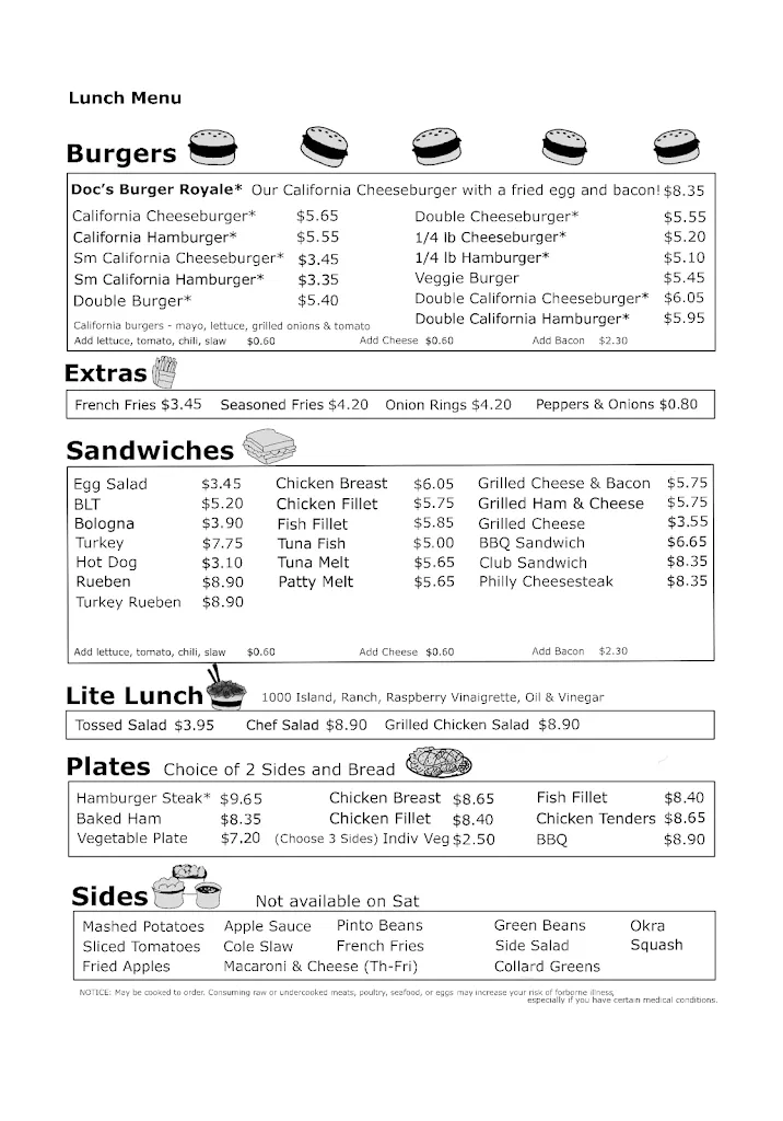 Menu_Leon's Burger Express_Mt Airy, NC_image_old_1