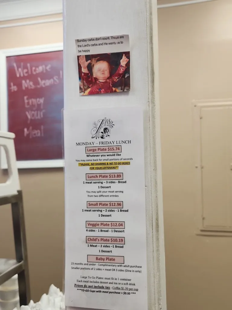 Menu_Ms. Jean's Restaurant_Rincon, GA_image_old_1