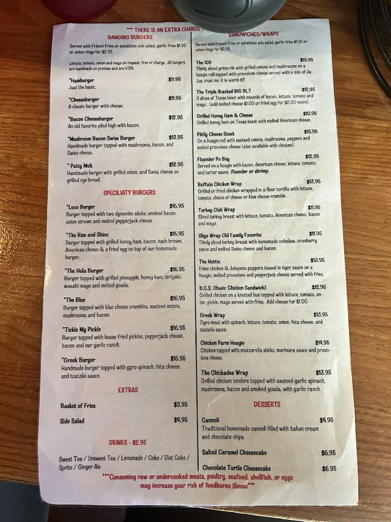 Menu_108 Ale House_Rincon, GA_image_old_2