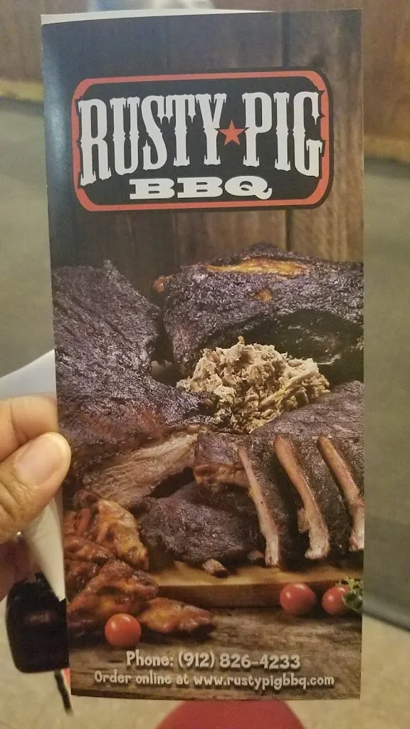 Menu_The Rusty Pig BBQ_Rincon, GA_image_old_2