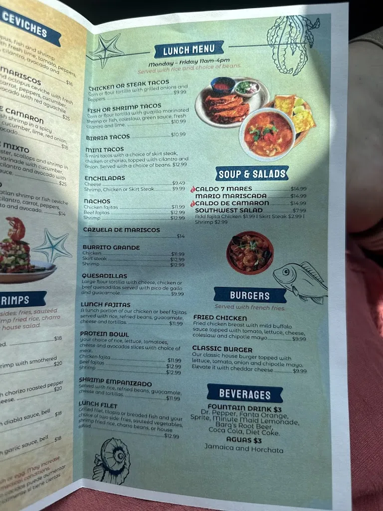 Menu_Mario's Seafood_Temple, TX_image_old_3