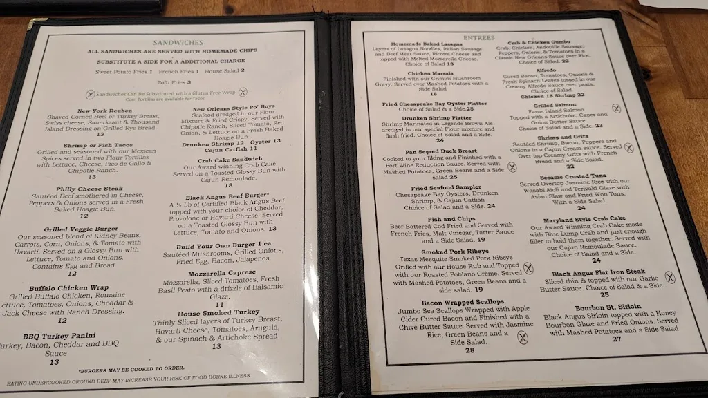 Menu_The Green Leaf Grill_Waynesboro, VA_image_old_3