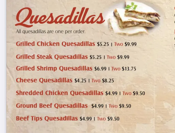 Menu_El Puerto Mexican Grill & Cantina_Waynesboro, VA_image_old_1
