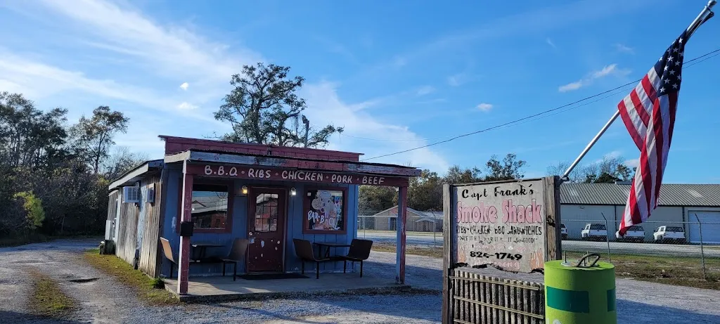 Captain Frank's Smoke Shack restaurant in Bayou La Batre, AL