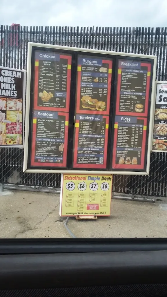 Menu_Sidney's_Wintzell Ave, Bayou_image_old_2