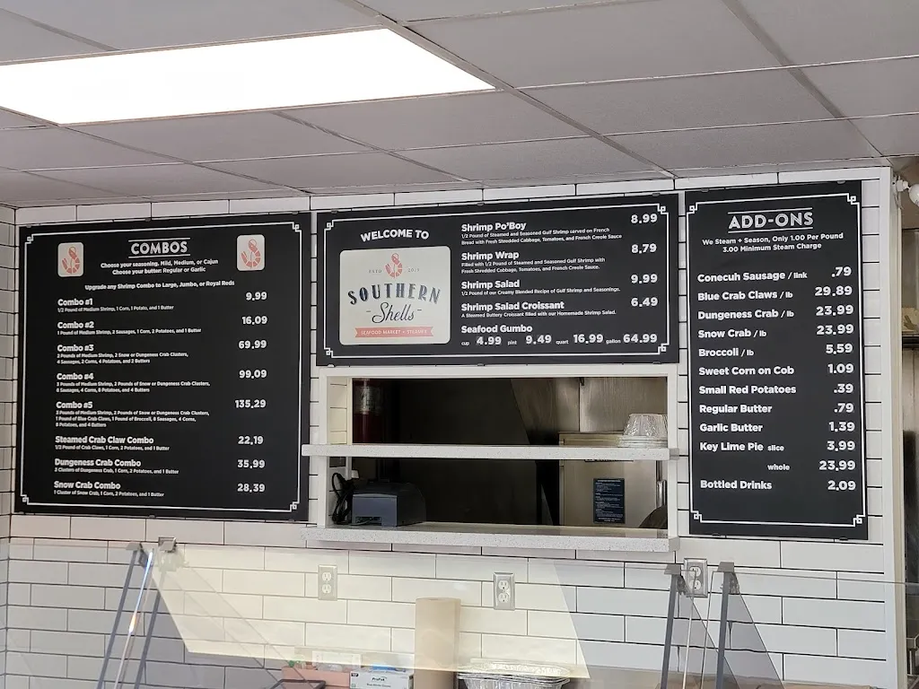 Menu_Southern Shells_Grand Bay, AL_image_old_3
