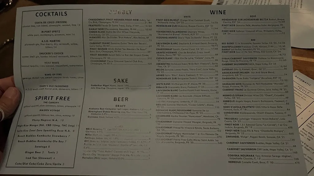 Menu_Automatic Seafood and Oysters_Birmingham, AL_image_old_1