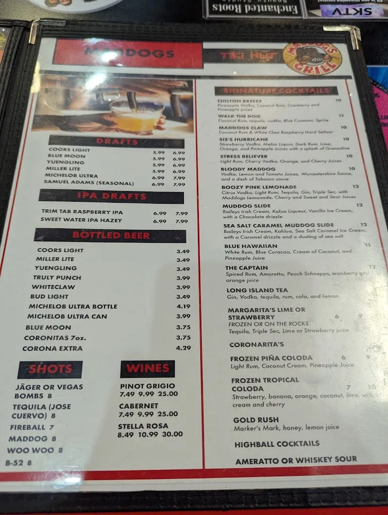 Menu_Maddogs Grill_Clanton, AL_image_old_2