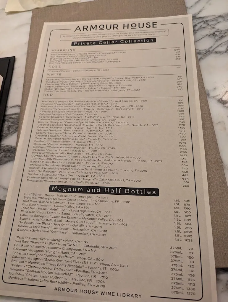 Menu_Armour House_Birmingham, AL_image_old_2
