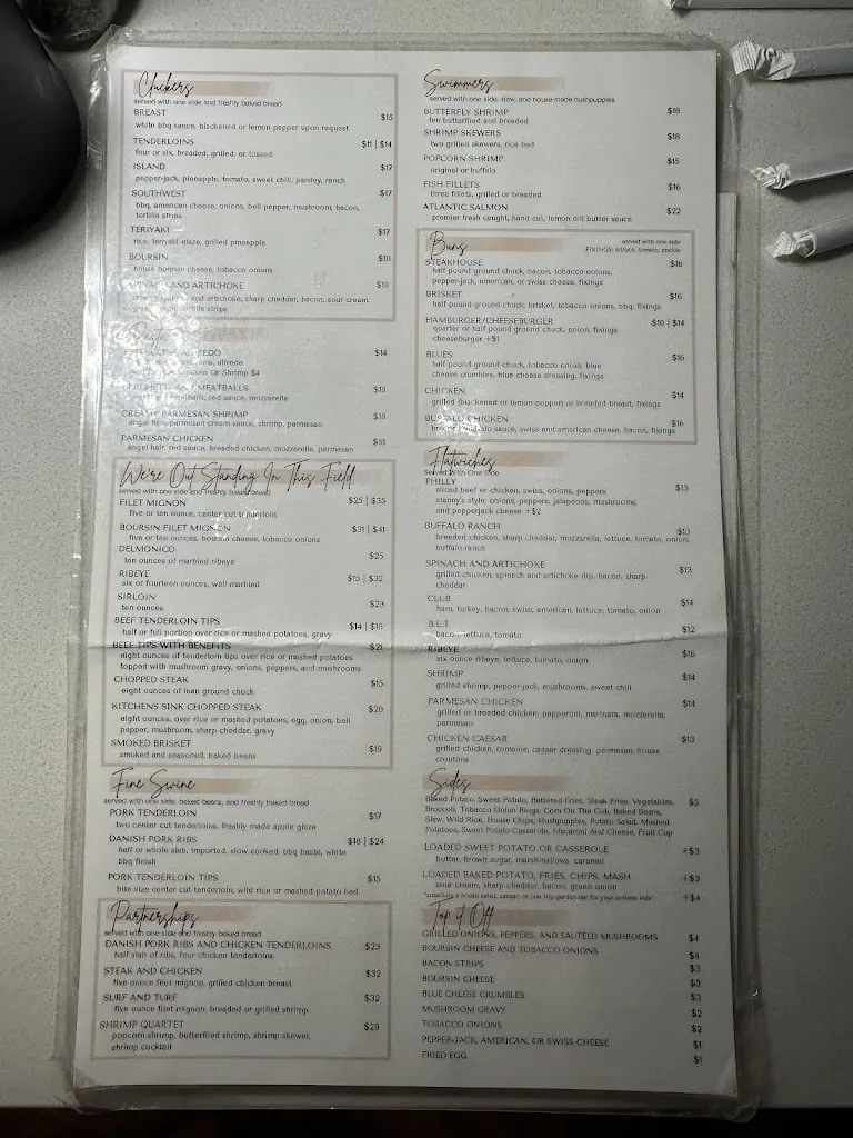 Menu_Stanfield’s Eatery_Sheffield, AL_image_old_2