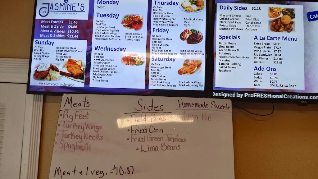 Menu_Jasmine's Cafe_Birmingham, AL_image_old_3
