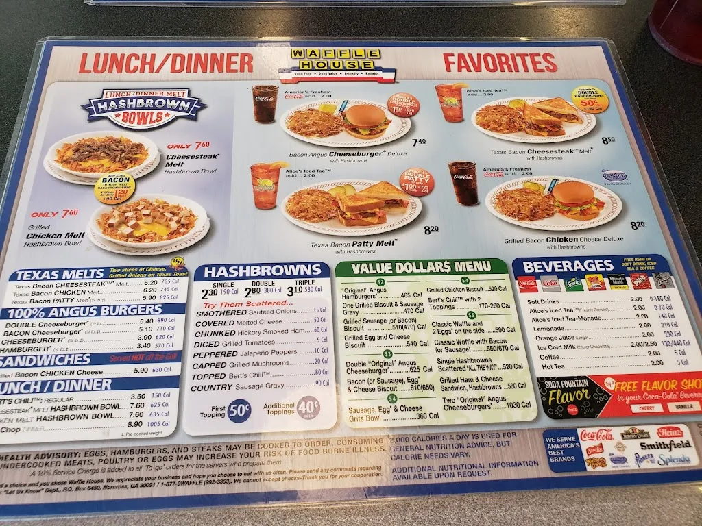 Menu_Waffle House_Grand Bay, AL_image_old_2