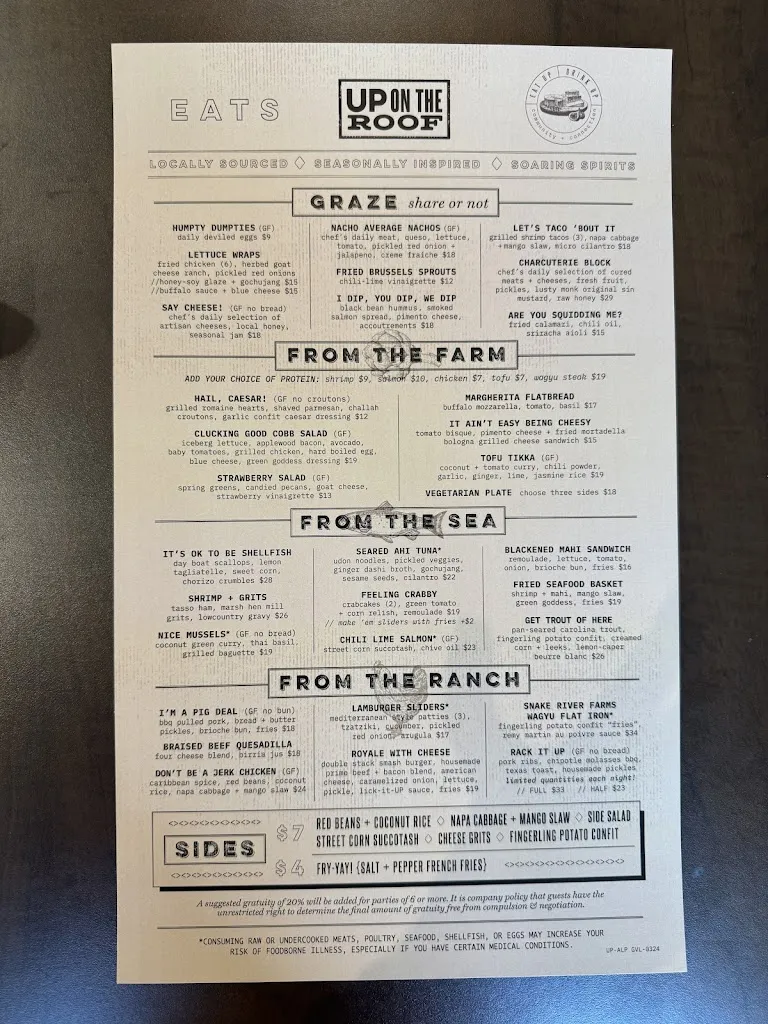Menu_UP on the Roof_Greenville, SC_image_old_1
